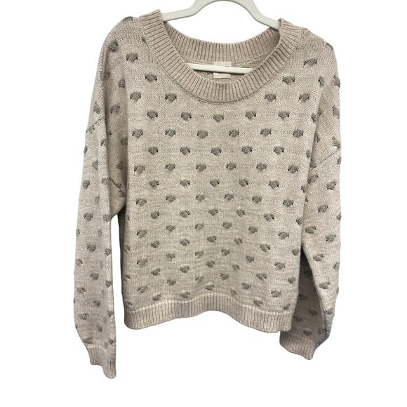 NWOT AMS Pure Women Soft Wool Lagenlook Medium Sweater Scandinavian Minimalist - Picture 1 of 8